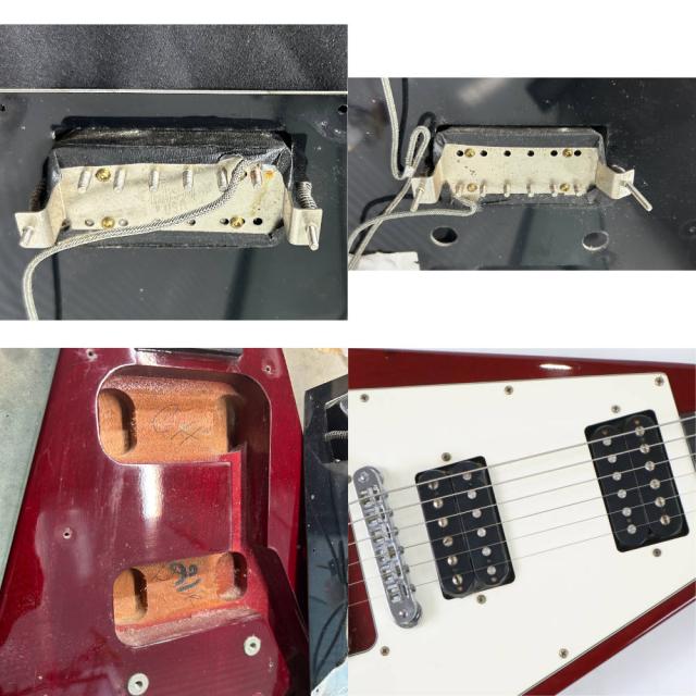【中古】 エレキギター Gibson Flying V ’67 Cherry Mod. 1996年製 SPERZELロックペグ搭載 エボニー指板 ギブソン フライングV_6