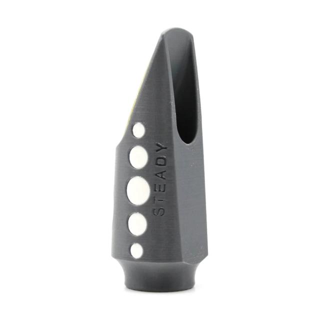 Syos サイオス アルトサックス マウスピース Steady 5 リガチャー サイオス SYOS Steady 5 Gray & White ソプラノサックス用マウスピース