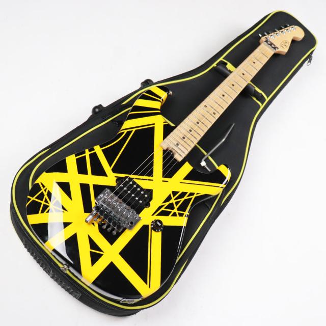 【中古】 エレキギター EVH Striped Series Black with Yellow Stripes 2013年製 Eddie Van Halen Signature Model