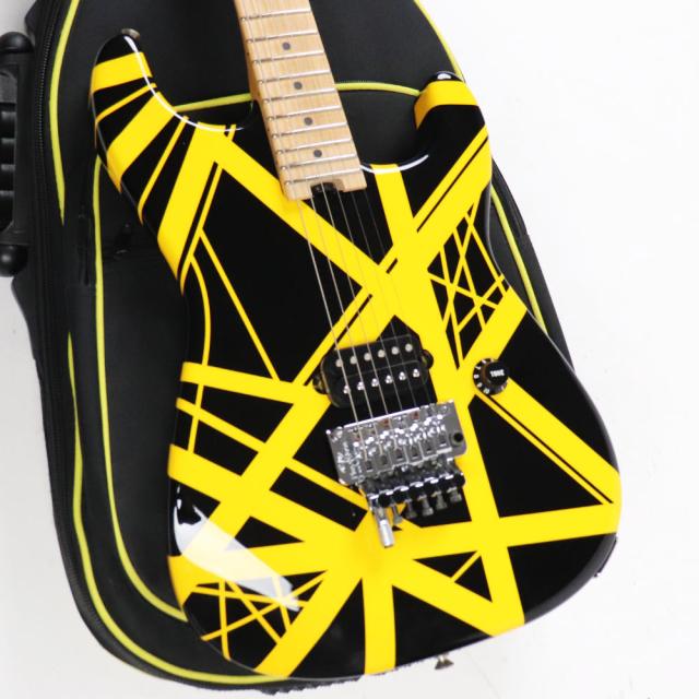 【中古】 エレキギター EVH Striped Series Black with Yellow Stripes 2013年製 Eddie Van Halen Signature Model_4