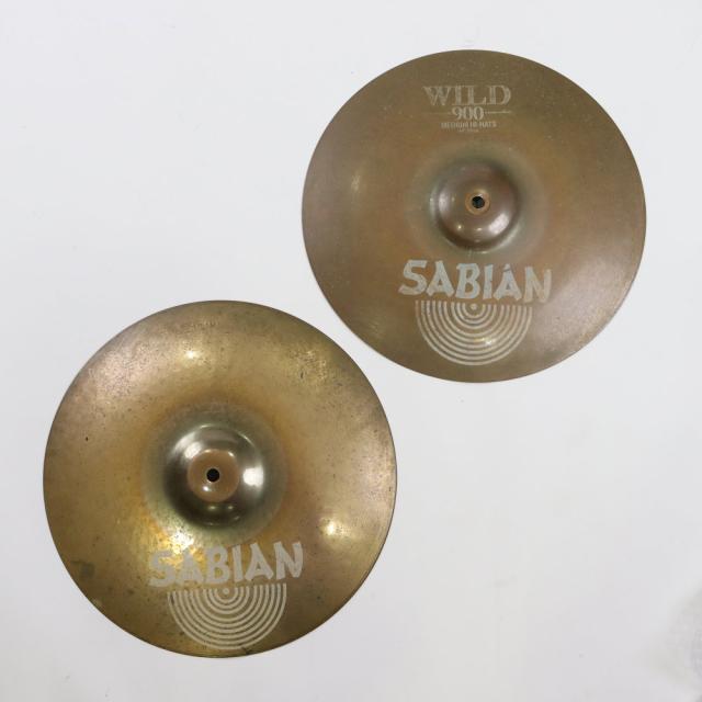 中古】 ハイハットシンバル ペア セイビアン SABIAN WILD900 MEDIUM HI 