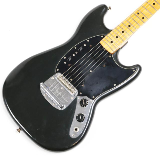 【中古】 Fender フェンダー Mustang Black ムスタング 1977年製、1978年製 エレキギター_1