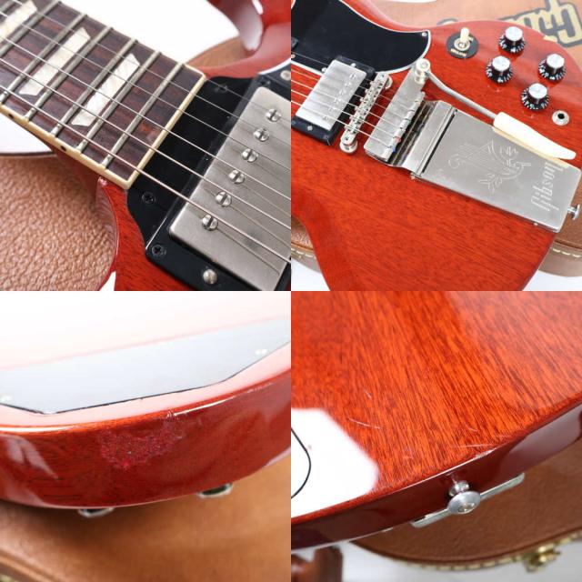 【中古】 エレキギター Gibson SG Standard ’61 Maestro Vibrola Vintage Cherry 2021年製 ギブソン SG_2