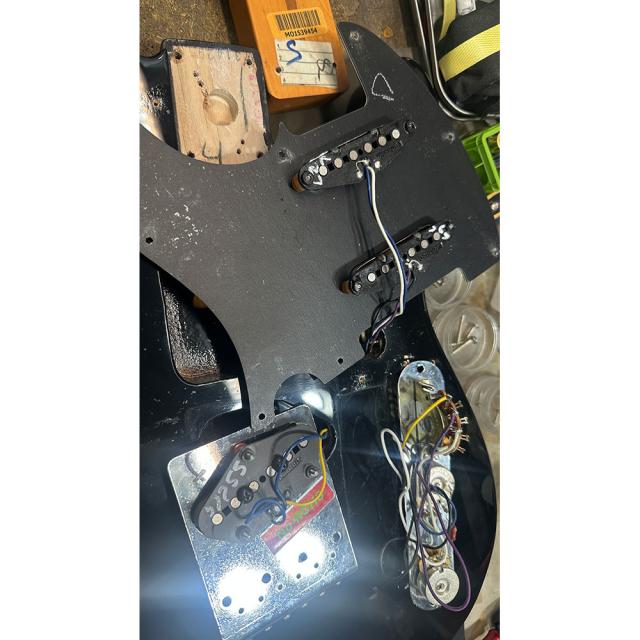 【中古】 エレキギター Fender Deluxe Blackout Telecaster Maple Fingerboard Black 2007年製_1
