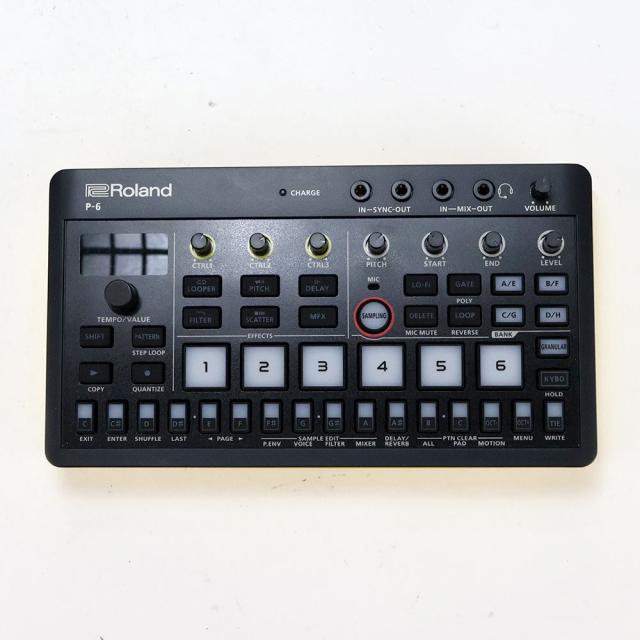 【中古】 サンプラー ローランド ROLAND P-6 CREATIVE SAMPLER AIRA COMPACT アイラコンパクト クリエイティブサンプラー P6_1