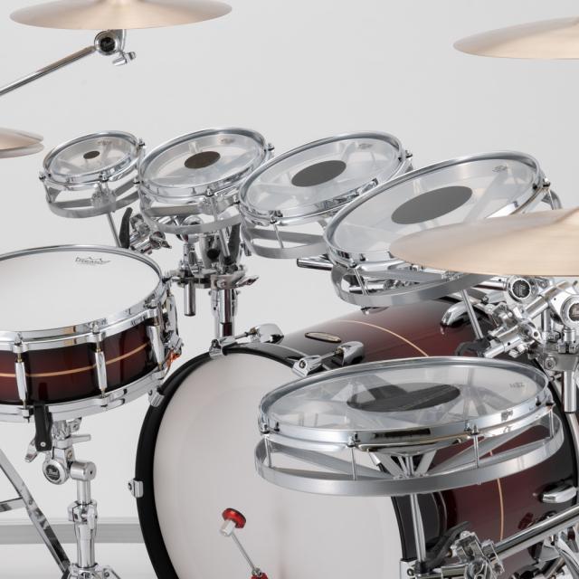 REMO レモ ROTO TOM SET BL-0680-00 6” 8” 10” スタンド付き 3点セット_2