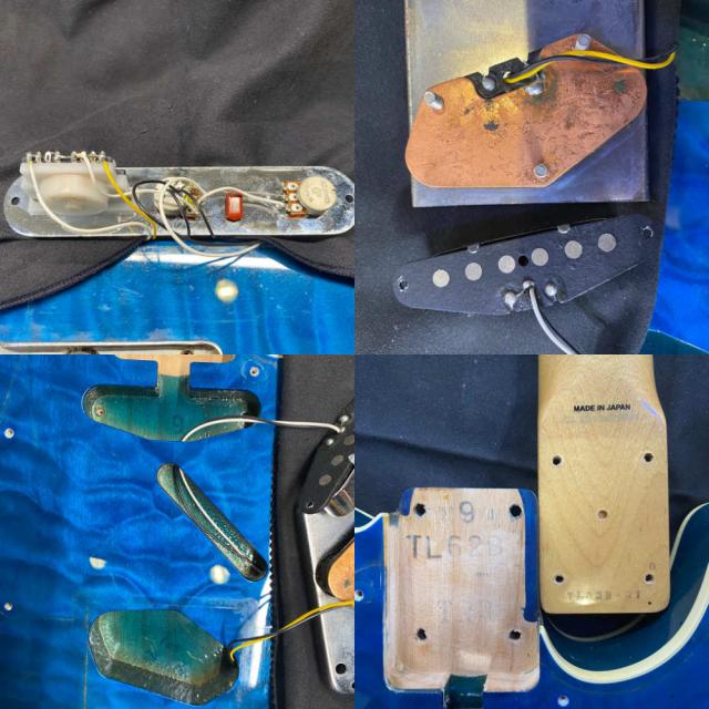 【中古】 エレキギター Fender Japan TL62B-QT TRB Trans Blue 2012年製 Telecaster Custom フェンダージャパン テレキャスター_1