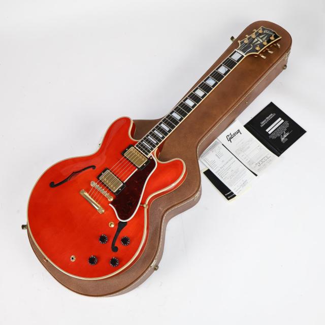 【中古】 エレキギター Gibson Memphis ES-355 Stopbar Antique Cherry 2014年製 ギブソン セミアコースティックギター