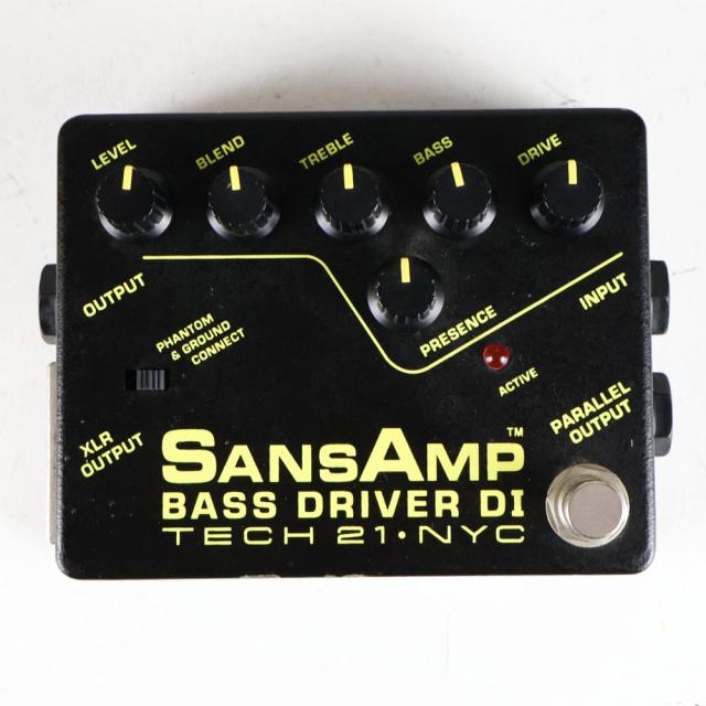 【中古】サンズアンプ ベースドライバーDI TECH21 SansAmp BASS DRIVER DI 旧仕様 前期型 ベース用DI プリアンプ