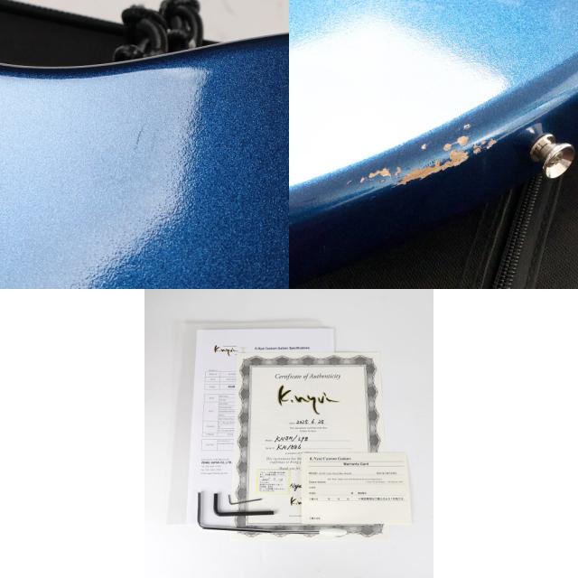 【中古】 エレキギター K.Nyui KNJM Lake Placid Blue Metalic 2025年製_3