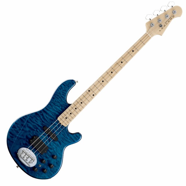 LAKLAND SK-4DX Blue Translucent Maple FB エレキベース