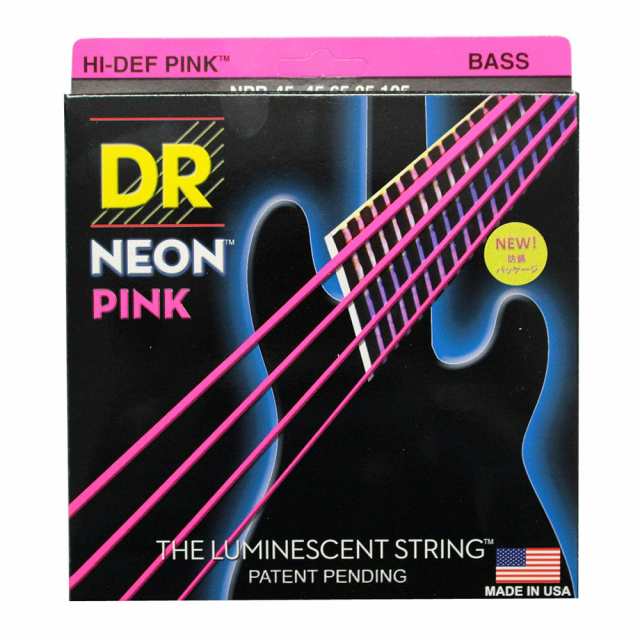 Dr Neon Hi Def Pink Medium Npb 45 エレキベース弦の通販はau Pay マーケット Chuya Online