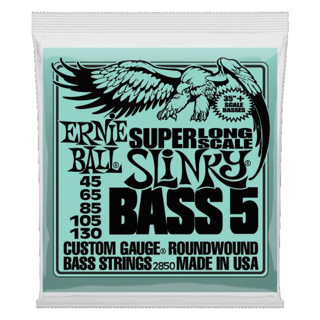 アーニーボール ERNIE BALL #2850 Super Long Scale Slinky Bass 5 5弦用ベース弦の通販は