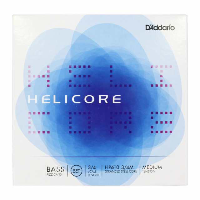 ダダリオ D'Addario HP610 3 4M Helicore Pizzicato Bass Strings