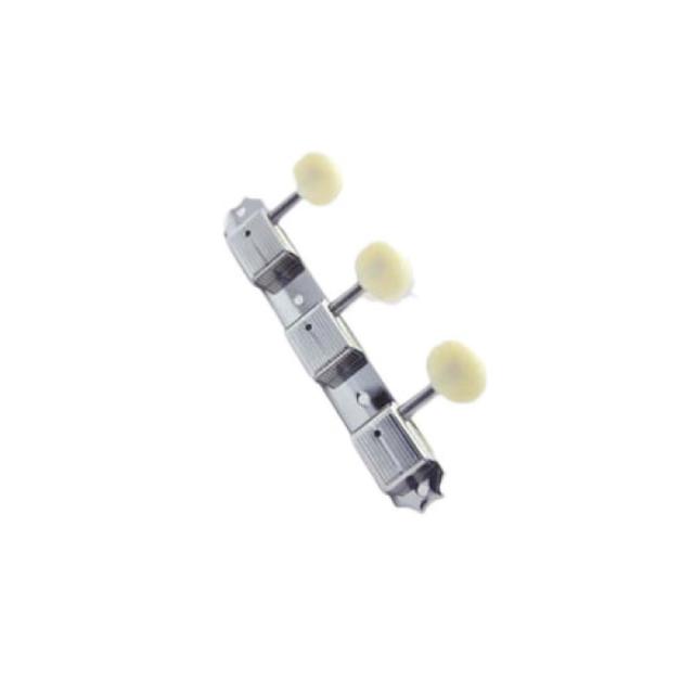 ギターペグ Kluson Deluxe 3 per side PB Nickel KLUSON 3 per plate