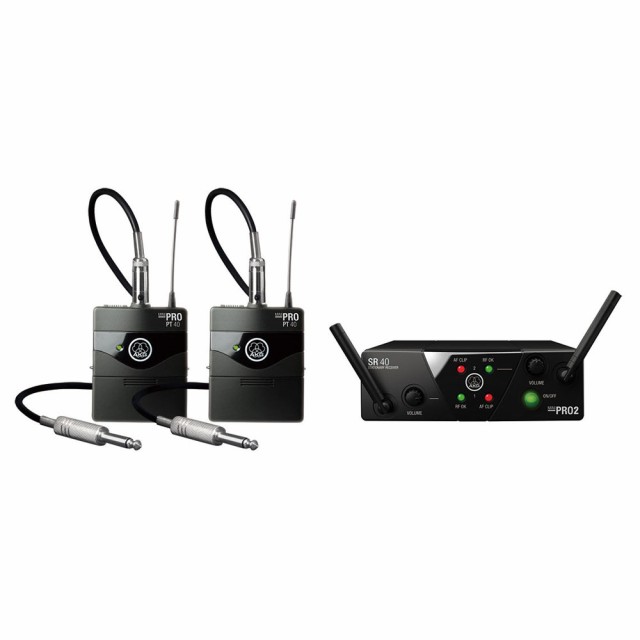 アーカーゲー AKG WMS40 PRO MINI2 INSTRUMENTAL SET DUAL 楽器用ワイヤレス 2チャンネルモデル