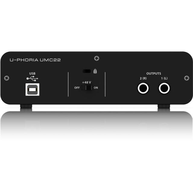 ベリンガー BEHRINGER UMC22 U-PHORIA オーディオインターフェース_1