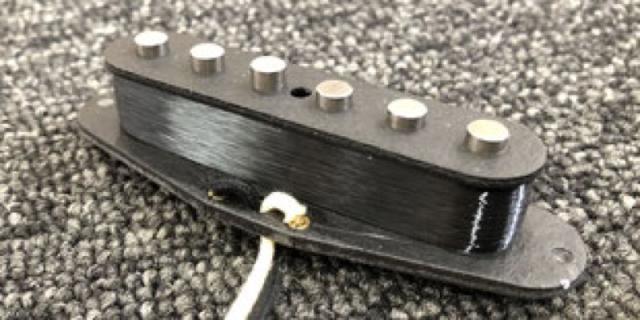 Y.O.S.ギター工房 Smoggy Pickup Single Coil Bridge Parchment パーツ 