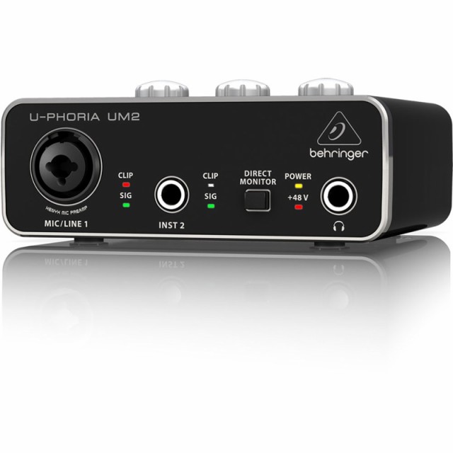 Behringer Um2 U Phoria オーディオインターフェース Iskダイナミックマイク Hosa Cmi 110 3mマイクケーブル付き セットの通販はau Pay マーケット Chuya Online