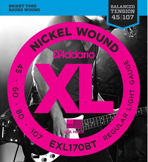 ダダリオ D’Addario EXL170BT Regular Light 45-107×5SET エレキベース弦