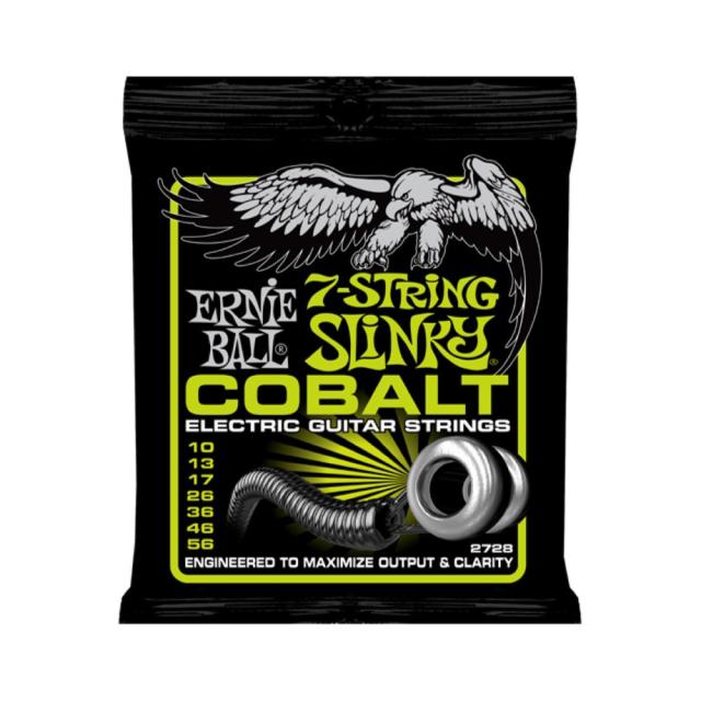 アーニーボール ERNIE BALL 2728 Cobalt 7-String Regular Slinky×12SET エレキギター弦
