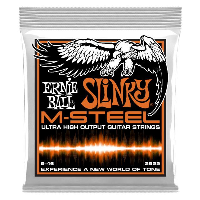 アーニーボール ERNIE BALL 2922 M-Steel Hybrid Slinky エレキギター弦×12セット