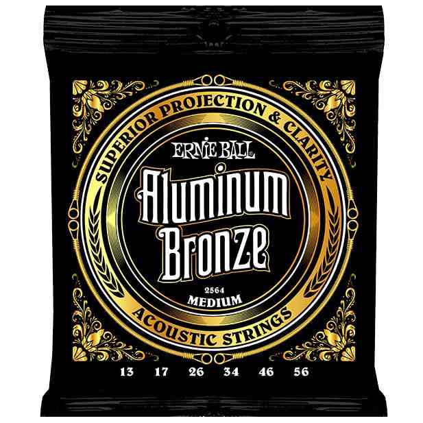 アーニーボール ERNIE BALL 2564 Aluminum Bronze Medium アコースティックギター弦×6セット