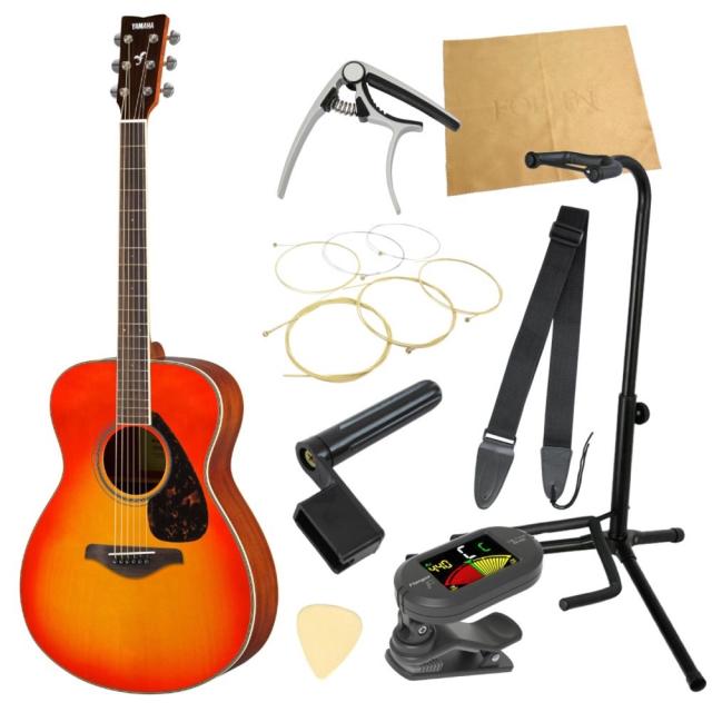 ヤマハから始める！大人のアコギ入門セット YAMAHA FS820 AB アコースティックギター 9点セットの通販は