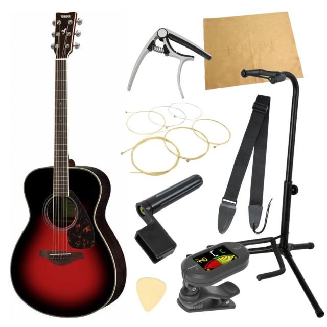 ヤマハから始める！大人のアコギ入門セット YAMAHA FS830 DSR