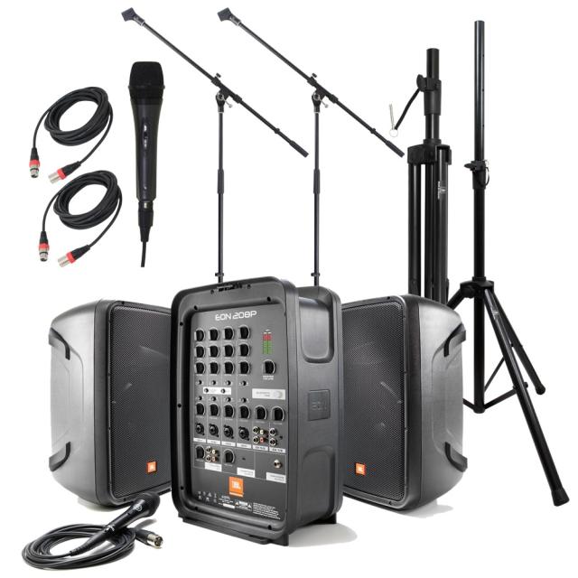 JBL PROFESSIONAL EON208P 簡易PA 7点セット