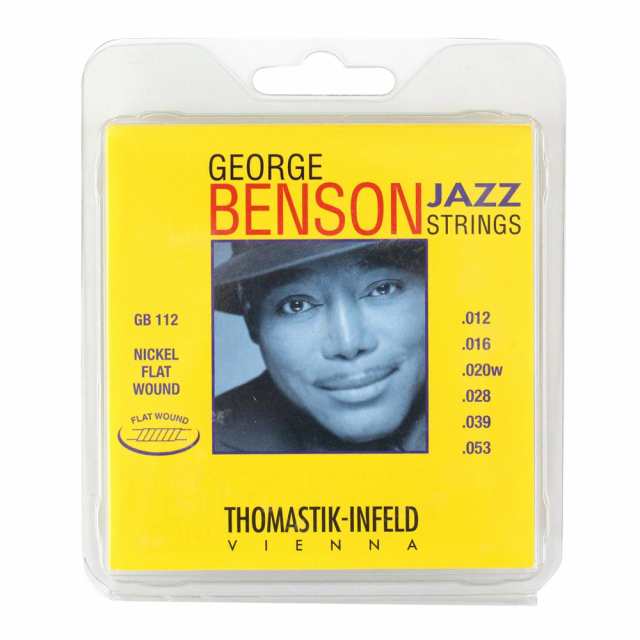 Thomastik-Infeld GB112 GEORGE BENSON JAZZ STRINGS Flat Wound フラットワウンドギター弦×6セット