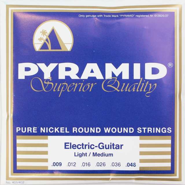 PYRAMID STRINGS EG Pure Nickel 009-046 エレキギター弦×6セット