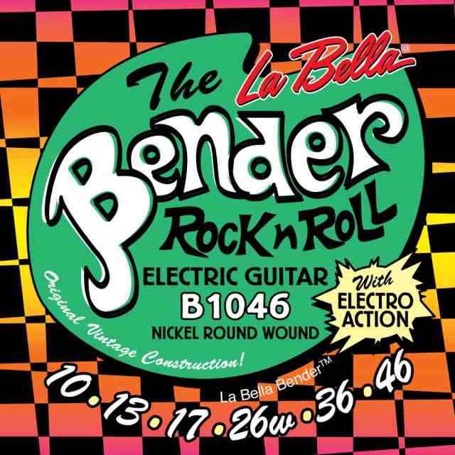 ラベラ 弦 6セット La Bella The Bender B1046 REGULAR 10-46 エレキギター弦 ×6セット