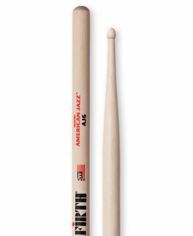 VIC FIRTH VIC-AJ6 ドラムスティック×12セット