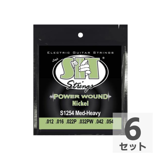 SIT STRINGS S1254 MEDIUM HEAVY エレキギター弦×6セットの通販は