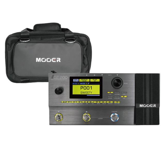 Mooer GE200 マルチエフェクター 専用キャリーケース SC-200付き