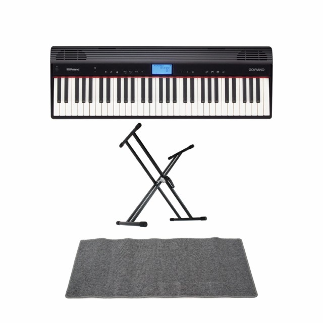 ローランド ROLAND GO-61P GO:PIANO エントリーキーボード ピアノ KS-020 X型スタンド ピアノマット(グレイ)付きセットの通販はau  PAY マーケット - chuya-online - キーボード・ピアノ