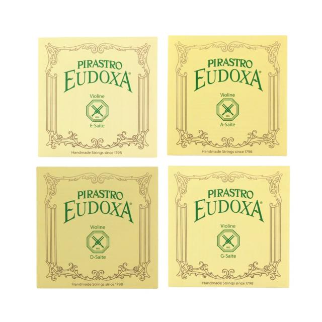 PIRASTRO Eudoxa オイドクサ 4/4サイズ用バイオリン弦セット E線ループエンド