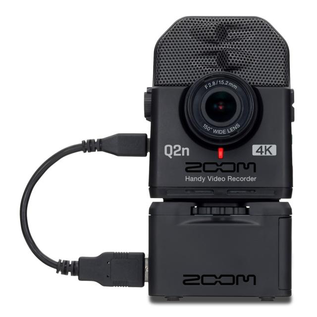 ZOOM BCQ-2n Q2n・Q2n-4K用 外部バッテリーケース ＆ 単3アルカリ電池 