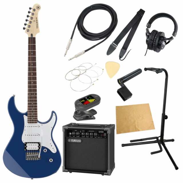 ヤマハ YAMAHA PACIFICA112V UTB パシフィカ GA15IIアンプ付き 入門11点 エレキギター初心者セット