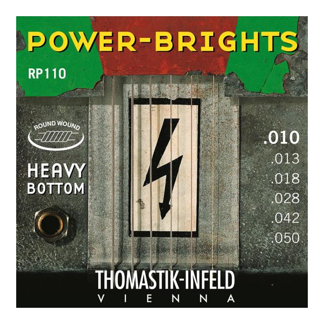Thomastik-Infeld RP110 Power Bright Series Heavy Bottom 10-50 エレキギター弦×3セットの通販は 6,298円