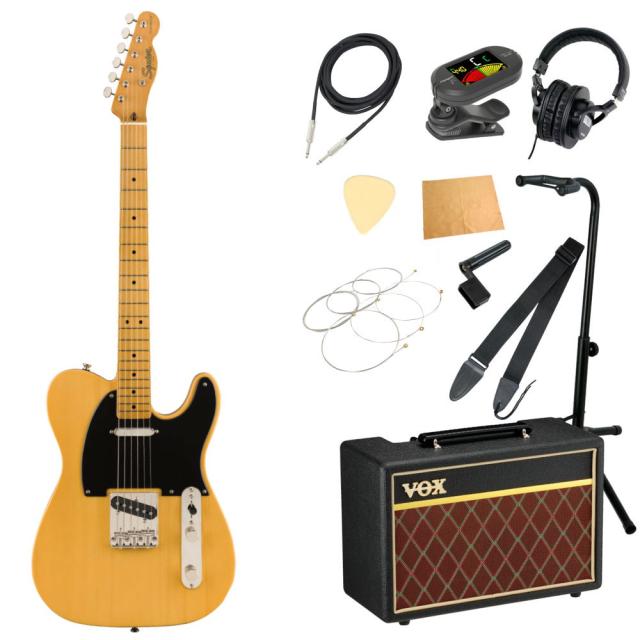 Squier Classic Vibe ’50s Telecaster MN BTB エレキギター VOXアンプ付き 入門11点 初心者セット