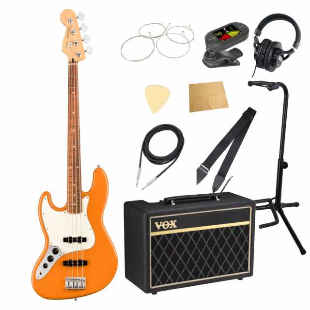 ネット販売品 Fender Player Jazz Bass LH PF CAPRI VOXアンプ付き フェンダー エレキベース レフティ 入門10点  初心者セット 楽器・音響機器