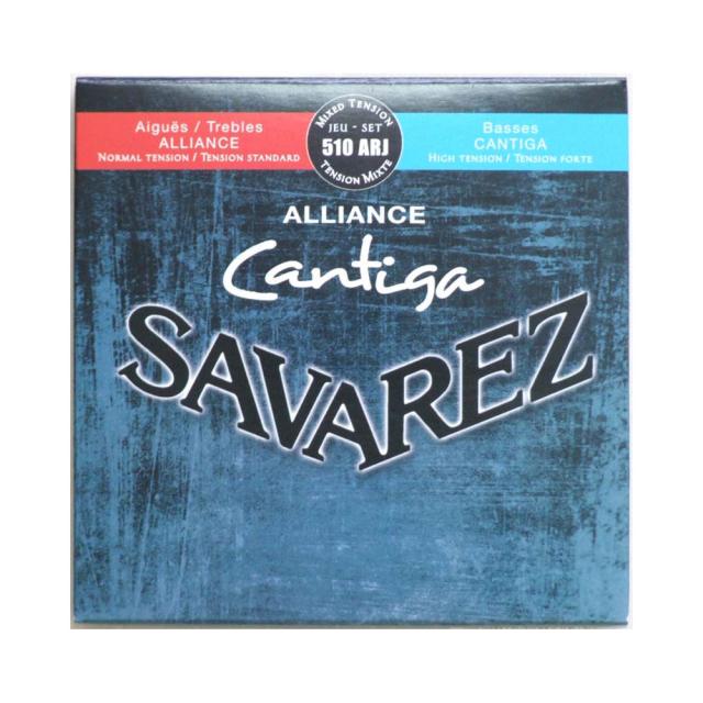 サバレス 弦 SAVAREZ 510 ARJ MIXED TENSION Alliance＆Cantiga クラシックギター弦×6セット アリアンス カンティーガ 510ARJの通販は 16,200円