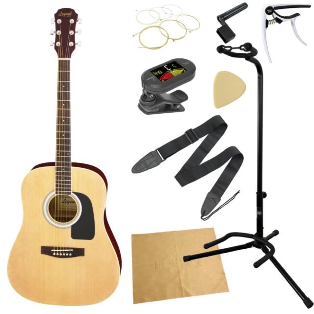 LEGEND WG-15 N アコースティックギター 入門9点 初心者セットの通販は