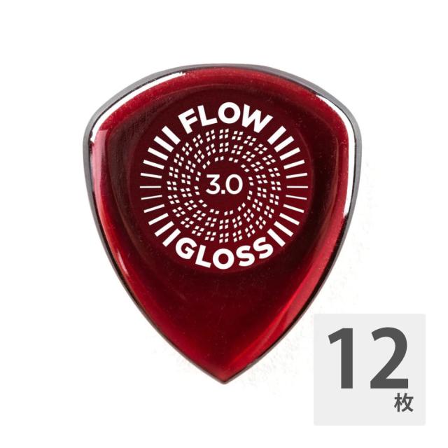 JIM DUNLOP 550R300 FLOW GLOSS 3.0 ギターピック×12枚