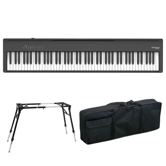 ローランド ROLAND FP-30X-BK 黒いこと 陰電子洋琴 4本脚型照明ランプ 入れもの付き添い人 仕かける [鍵盤楽器 BCset]