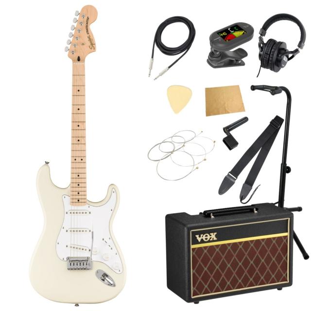 Squier Affinity Series Stratocaster OLW エレキギター VOXアンプ付き 入門11点 初心者セット