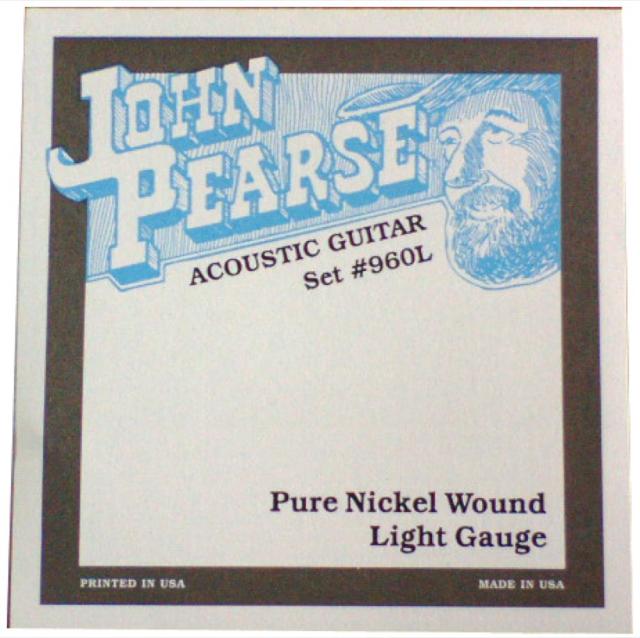 John Pearse 960L Pure Nickel Wound ピュアニッケル アコースティックギター弦 12-54×6セットの通販は