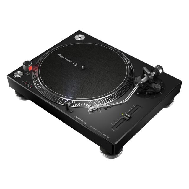 Pioneer DJ PLX-500-K Black ターンテーブル レコードプレーヤー リスニングセット Pioneer DJ DM-40D-BT付きセット_1